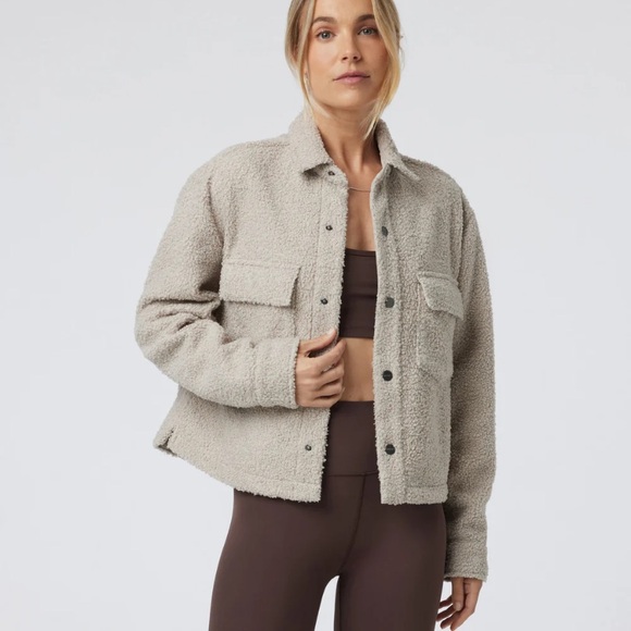 Vuori Jackets & Blazers - Vuori Tan Sherpa Jacket